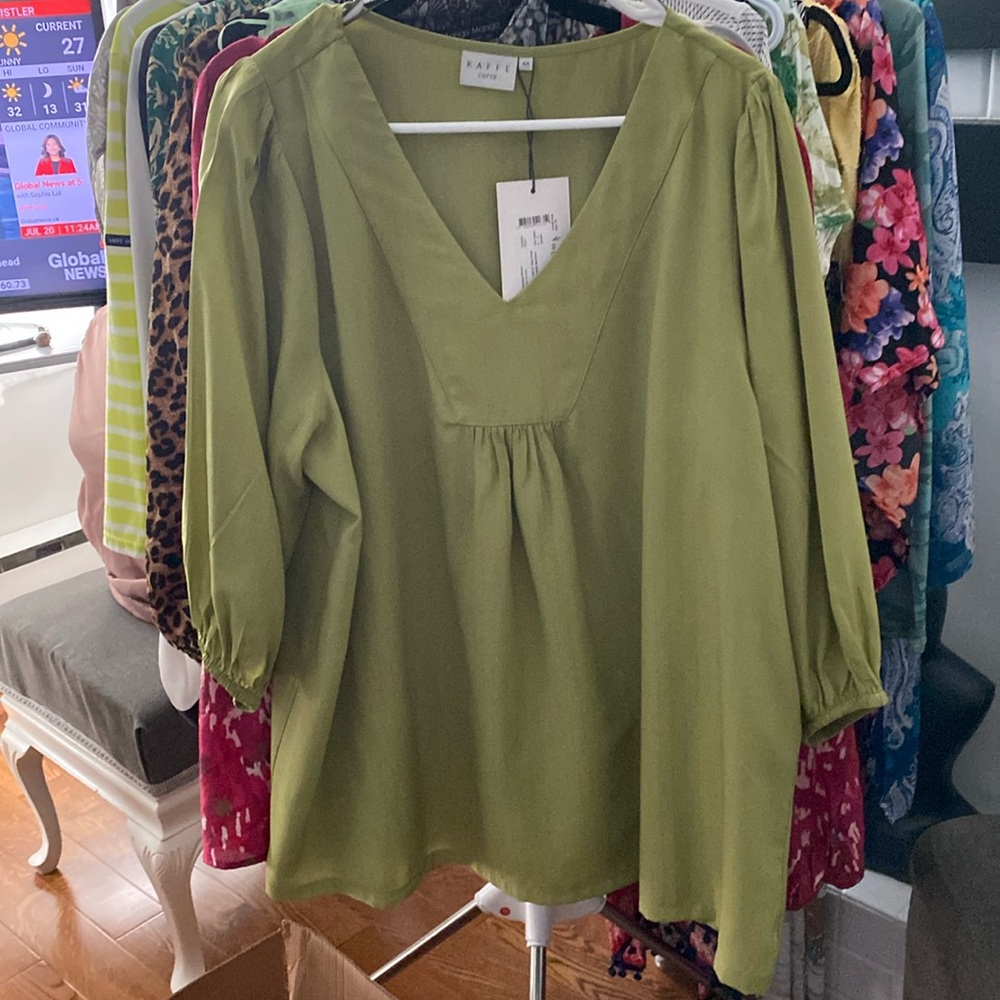 NWT Kaffe Curve Viscose Blend Top